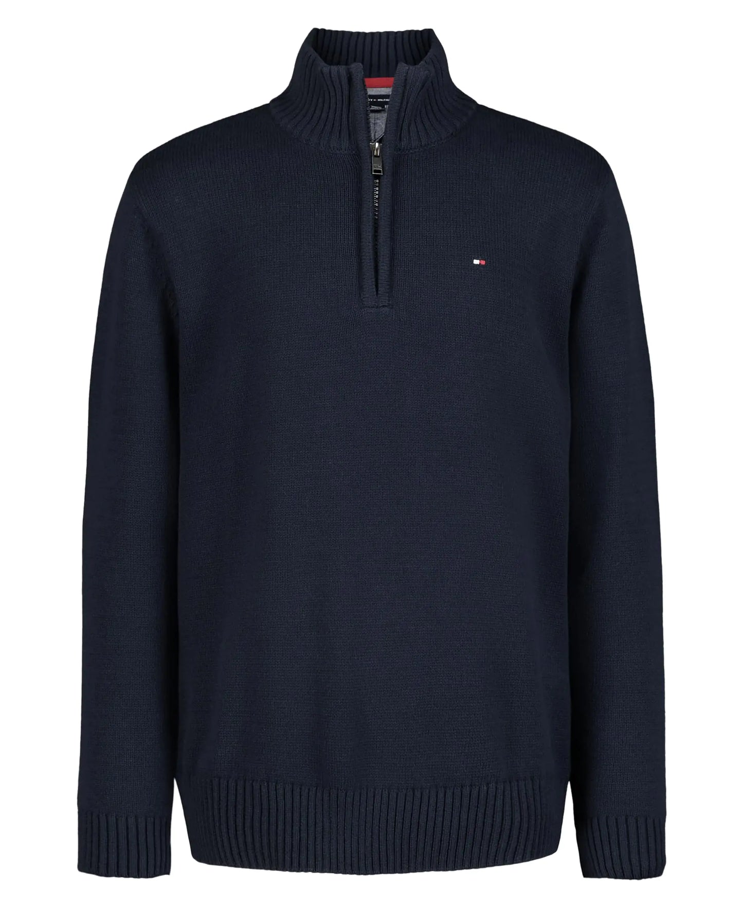 Tommy Hilfiger Boys' Navy Quarter-Zip Sweater
