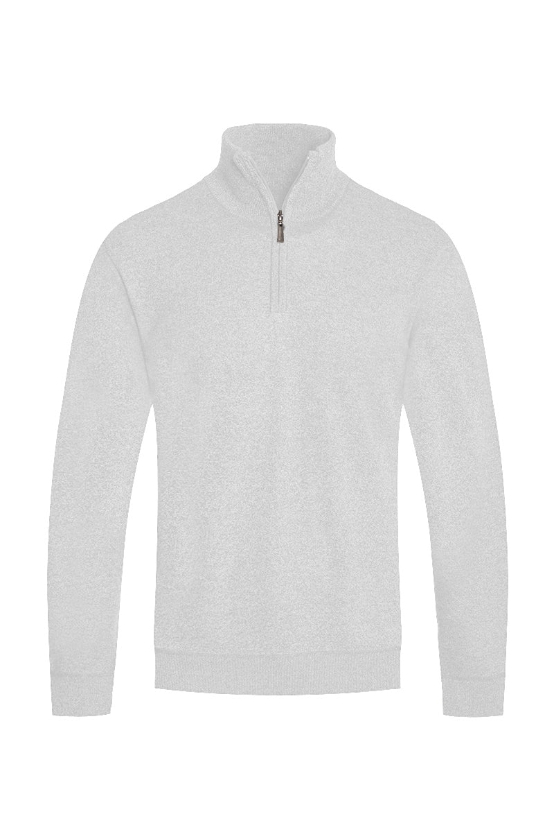 SOLID QUARTER ZIP SWEATER NR2010