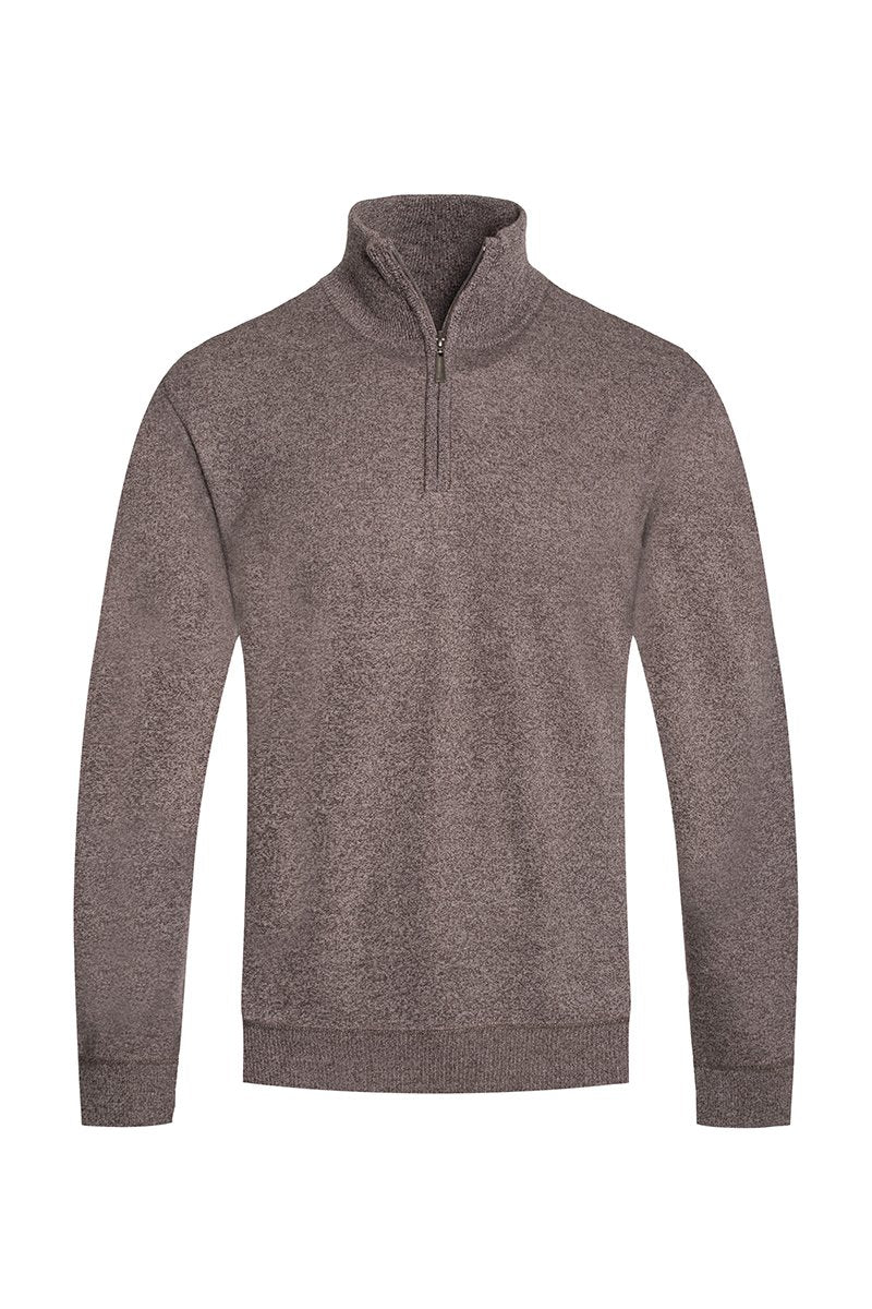 SOLID QUARTER ZIP SWEATER NR2010