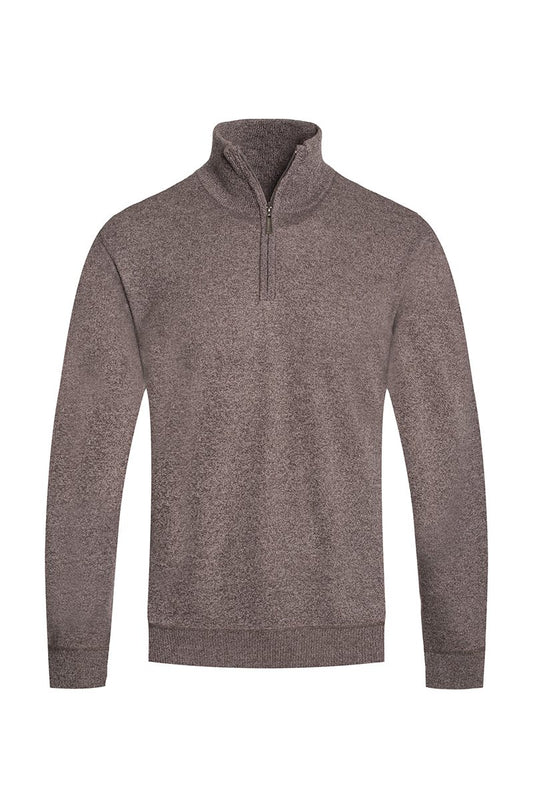 SOLID QUARTER ZIP SWEATER NR2010