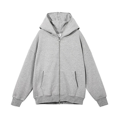 Men's and women's full zip hooded jackets zip hoodies casual cardigans streetwear hip-hop PVDY2K clothing spring fashion